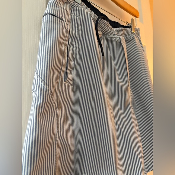 Birddogs men’s shorts Boom Broomstick blue white stripe size large lined - Picture 4 of 12